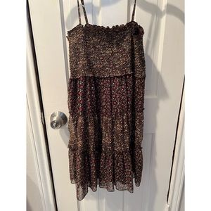 American Rag brown Floral dress
